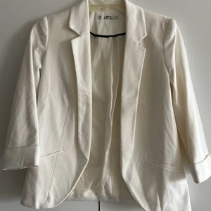 Miss Selfridge white/ivory Blazer, Size Small Petite